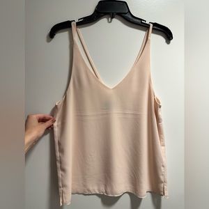 Topshop size 8 tall light pink tank top